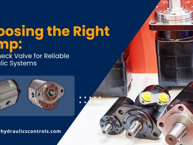 Choosing the Right Pump and Check Valve for Reliable Hydraulic Systems